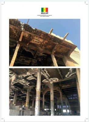 Sandaga : photos du bâtiment à réhabiliter et précisions sur le dispositif sécuritaire