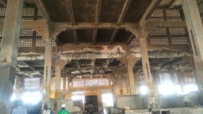 Sandaga : photos du bâtiment à réhabiliter et précisions sur le dispositif sécuritaire