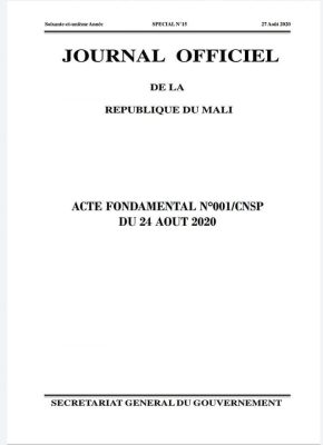 Mali: Le CNSP désigne le Colonel Assimi Goïta comme Chef de l'Etat