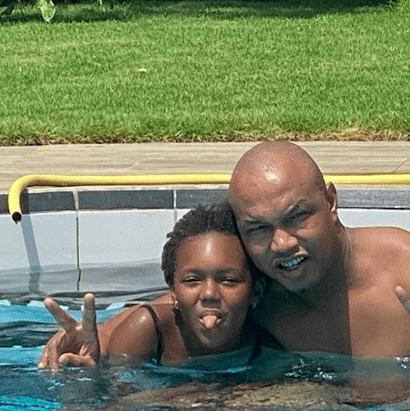 Photos : El Hadji Diouf en papa poule avec ses enfants