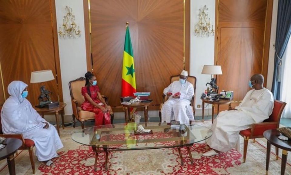 Photos – Palais: Les images de la visite de Diary SOW, la meilleure élève du Sénégal