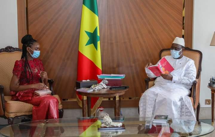 Photos – Palais: Les images de la visite de Diary SOW, la meilleure élève du Sénégal