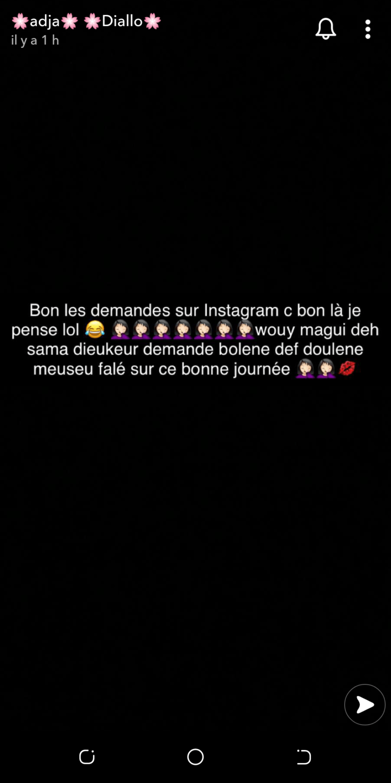Photos - Adja Diallo prévient les filles qui rôdent autour de son nouveau mari