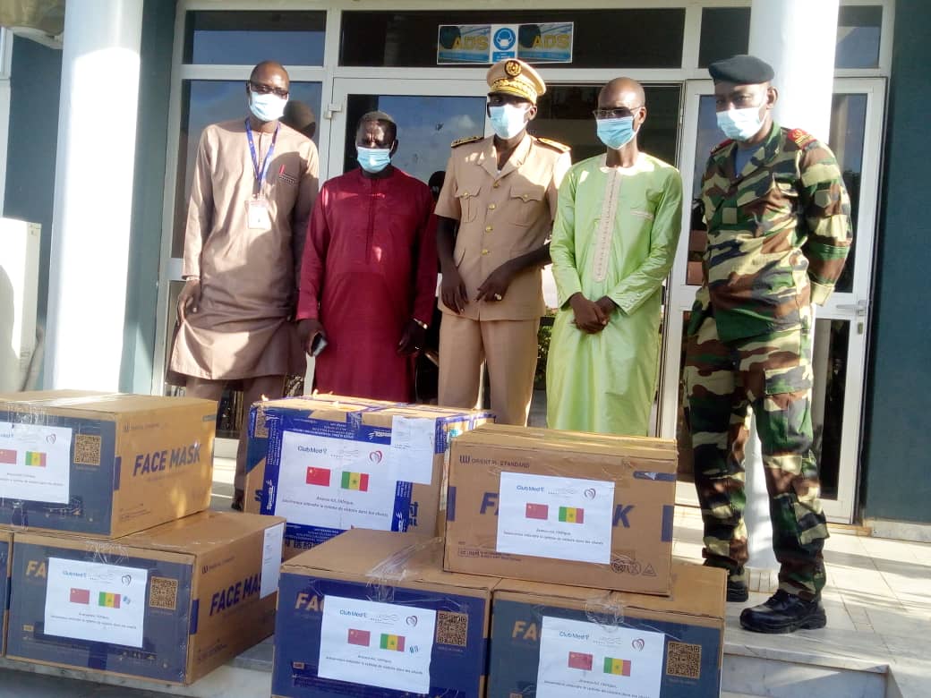 Ziguinchor : Le Club Med offre 4 800 tests de Covid-19 et 3 960 masques FP2 à la région