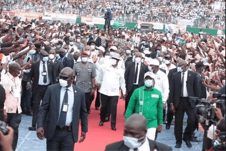 Photos - Cote d’Ivoire: Alassane Ouattara officiellement investi candidat du Rhdp