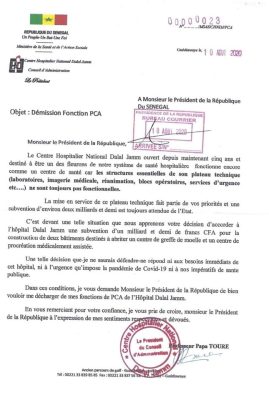 Dalal Jamm: Le PCA claque la porte et accuse l'Etat