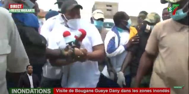 Keur Massar : Bougane Guèye apporte son soutien aux sinistrés des inondations