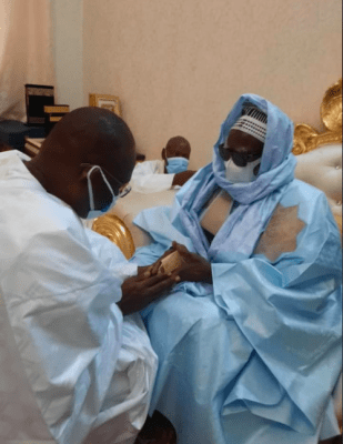 Touba: Khalifa Ababacar Sall reçu par le Khalife général des mourides