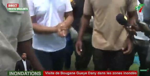Keur Massar : Bougane Guèye apporte son soutien aux sinistrés des inondations