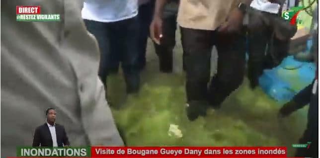 Keur Massar : Bougane Guèye apporte son soutien aux sinistrés des inondations