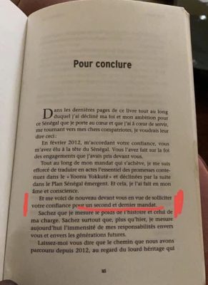 "Sénégal au Cœur": Quand Macky Sall briguait son "second et dernier mandat"