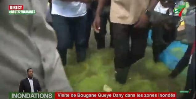 Keur Massar : Bougane Guèye apporte son soutien aux sinistrés des inondations