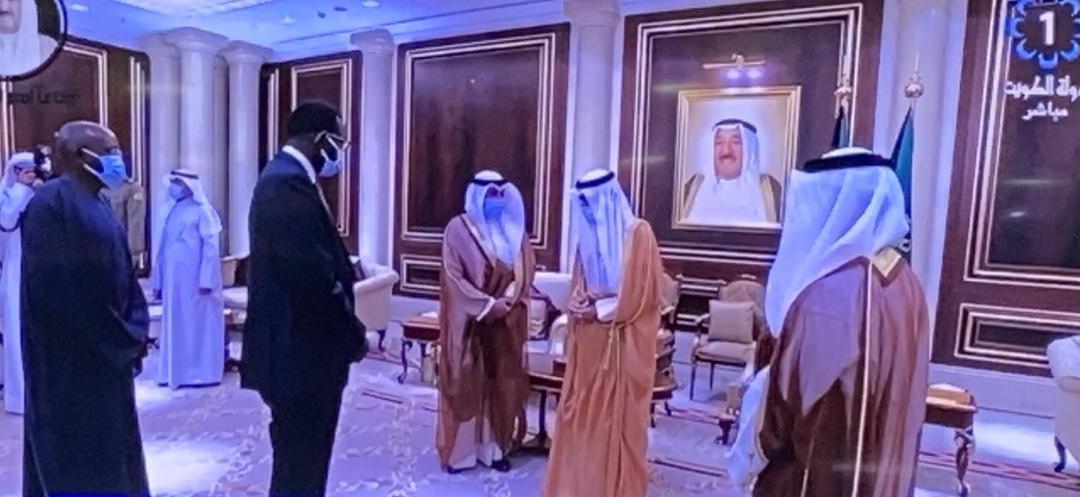 Le Ministre des affaires étrangères reçu par Son Altesse Cheikh Nawaf Al-Ahmad AL Jaber AL-SABAH