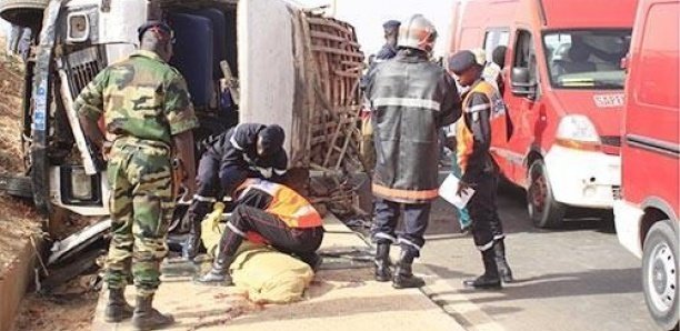 Touba : Une collision entre 2 véhicules fait un mort et plusieurs blessés