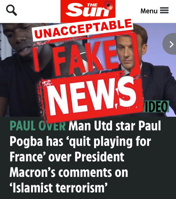 Démission de Pogba de l'équipe de France: Le joueur parle de fake News