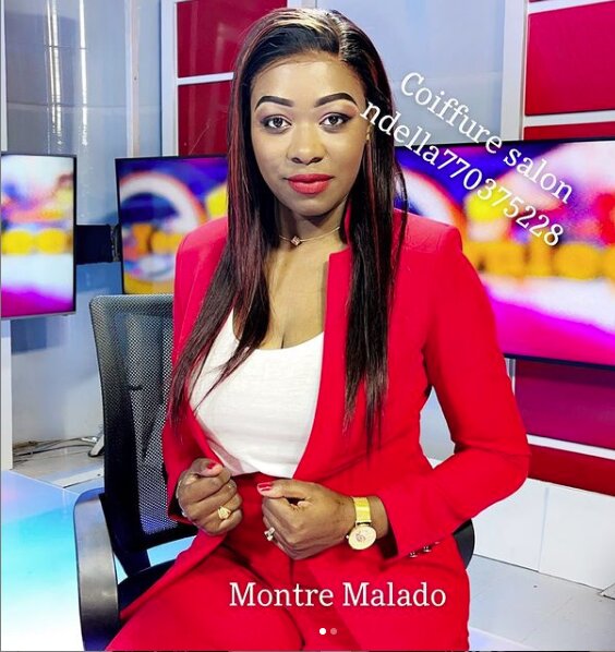 ( 05 Photos ) Les Nouvelles photos torrides de Bijou Ndiaye de la Tfm, elle se montre en Rouge « Danger »