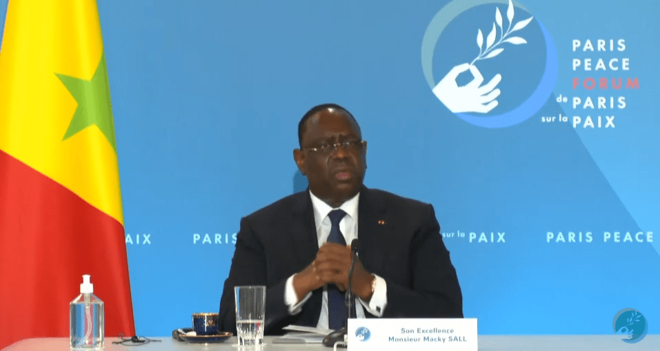 Forum de Paris sur la Paix et la Sécurité : Macky remonte les bretelles à Macron