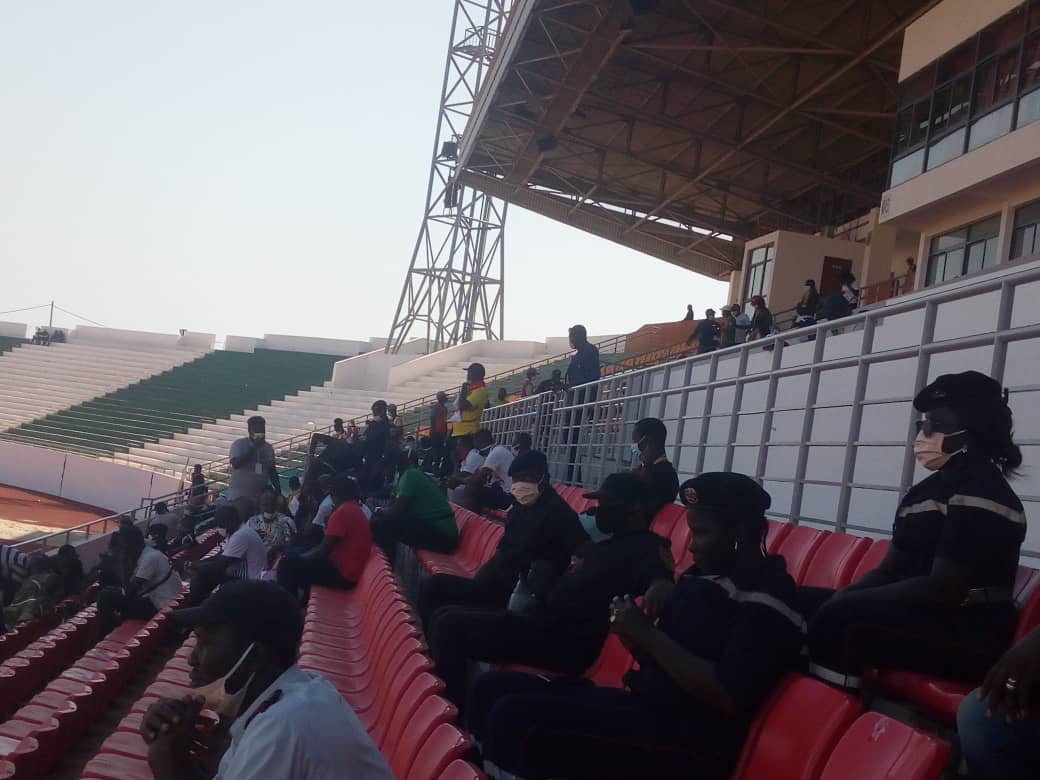 Photos: Au stade du 24 septembre à 1 heure du match Guinée Bissau/Sénégal.