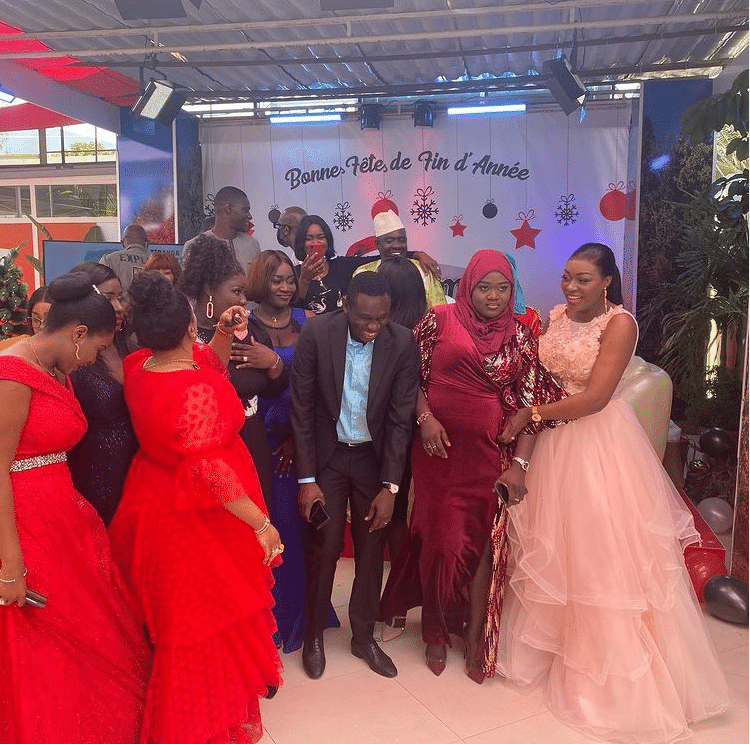 (Photos) Fin d'Année: Pape Diouf en toute complicité avec les animateurs de la TFM