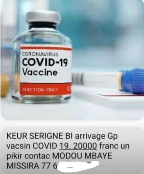 (Photo) Urgent: « Vaccin contre la Covid-19 » Adama Gaye victime d’un sale coup