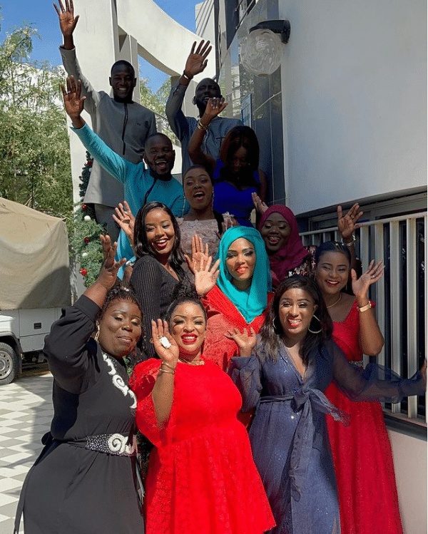 (Photos) Fin d'Année: Pape Diouf en toute complicité avec les animateurs de la TFM