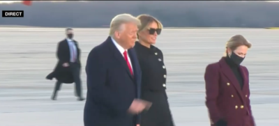 Etats-Unis - Fin de mandat: Donald et Melania Trump ont quitté la Maison Blanche