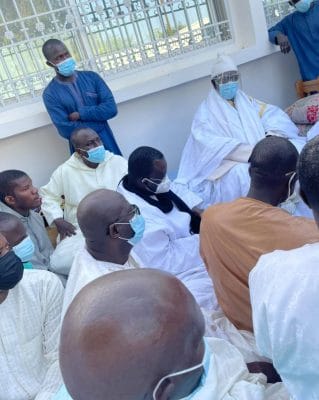 Photos - Rappel à Dieu de Serigne Modou Mokhtar Mbacké: Une délégation du PR menée par le DG de l'ONAS à Darou Marnane