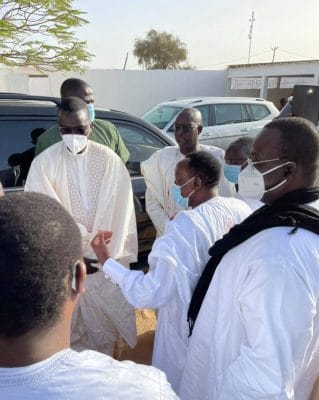 Photos - Rappel à Dieu de Serigne Modou Mokhtar Mbacké: Une délégation du PR menée par le DG de l'ONAS à Darou Marnane