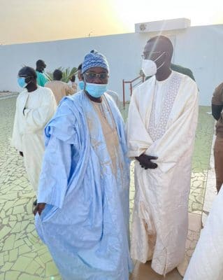 Photos - Rappel à Dieu de Serigne Modou Mokhtar Mbacké: Une délégation du PR menée par le DG de l'ONAS à Darou Marnane