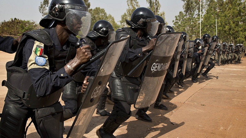 Diaobé : La brigade de gendarmerie vandalisée par les manifestants
