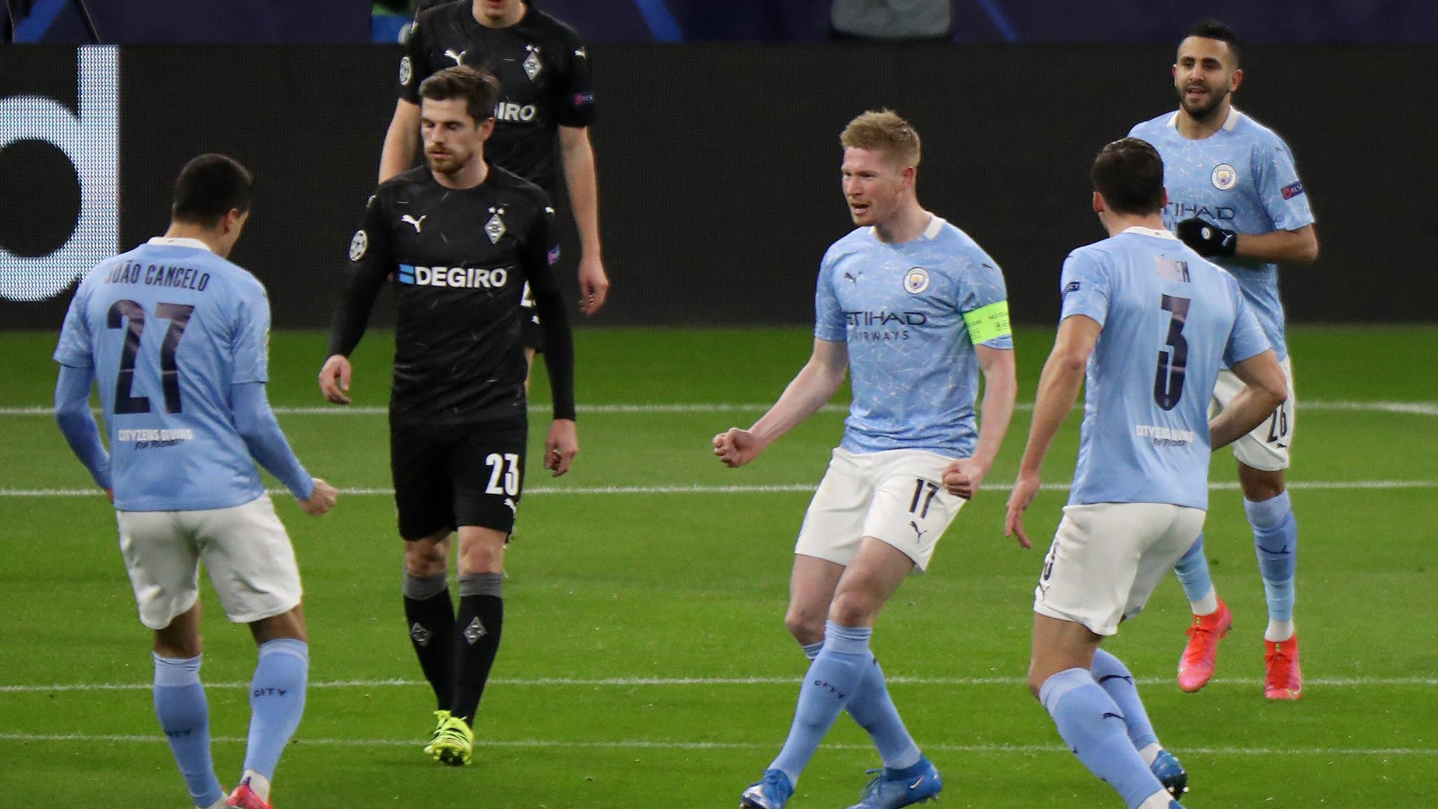 (Résumé) Ligue des Champions : Manchester City écarte tranquillement le Borussia Mönchengladbach et file en quarts