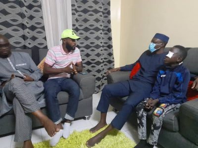 Photos - Ousmane SONKO au chevet des blessés des récentes manifestations