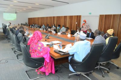 Istallation du jury pour le concours international d'architecture pour l'aménagement du parc forestier urbain de Dakar-Yoff