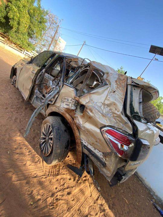 (Photos + Vidéo) - Matam : deux morts dans un grave accident de la voiture de Prince Mbacké