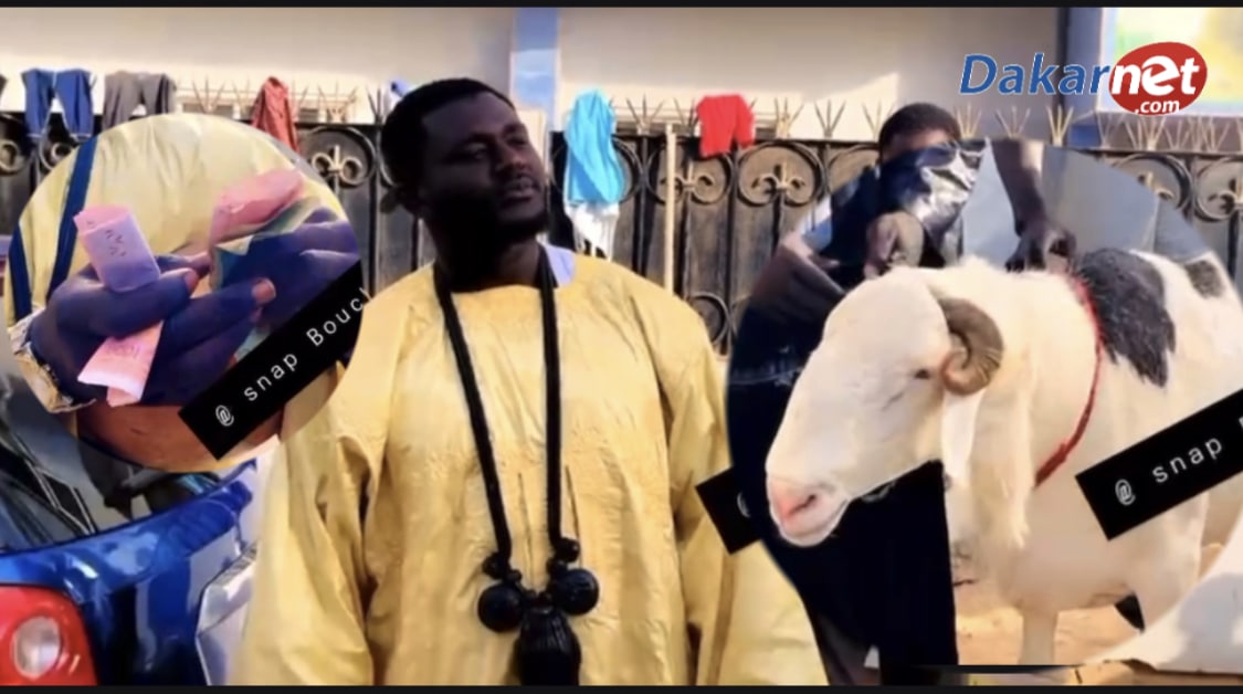 Vidéo Exclusive: « Madjial Korr «  Balla Gaye2 reçoit un grand mouton et beaucoup d’argent