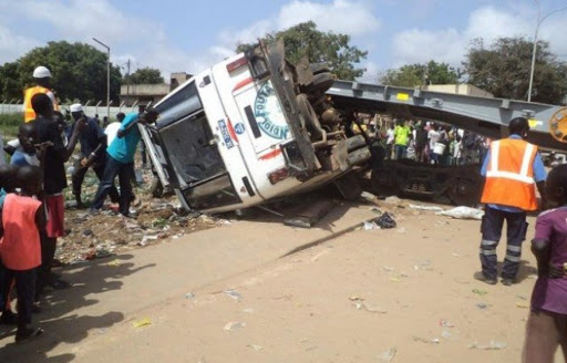 Axe Darou Mousty-Kébémer: Un véhicule, revenant d'un enterrement, se renverse et fait 11 blessés