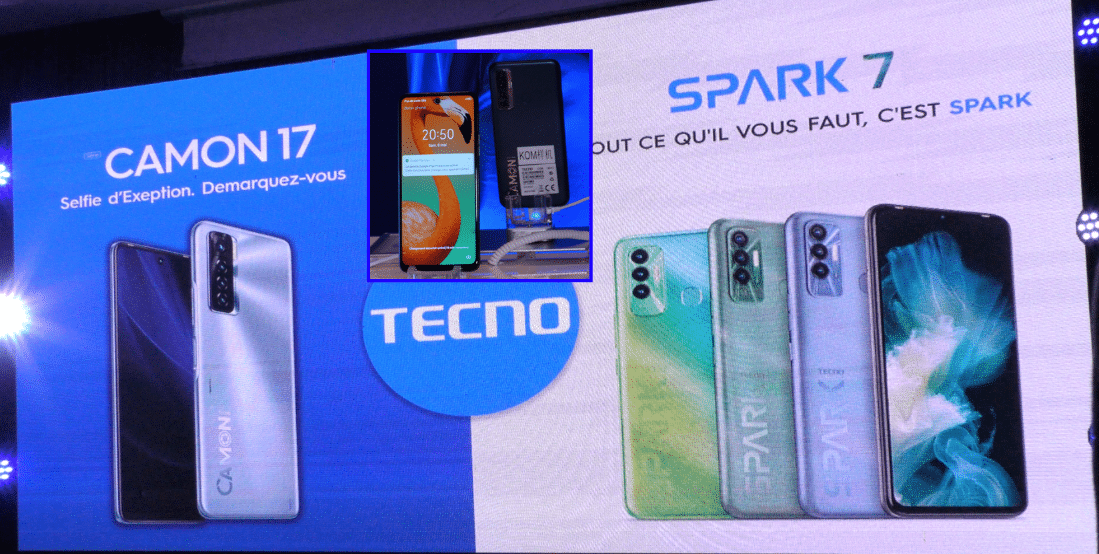(Vidéo) Nouveautés: TECNO lance le Camon 17 et le Spark 7 sur le marché