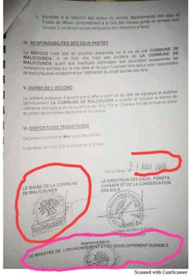 Affaire Nianning: le document qui dément le maire Magatte Sène