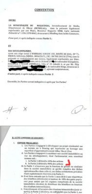 Affaire Nianning: le document qui dément le maire Magatte Sène