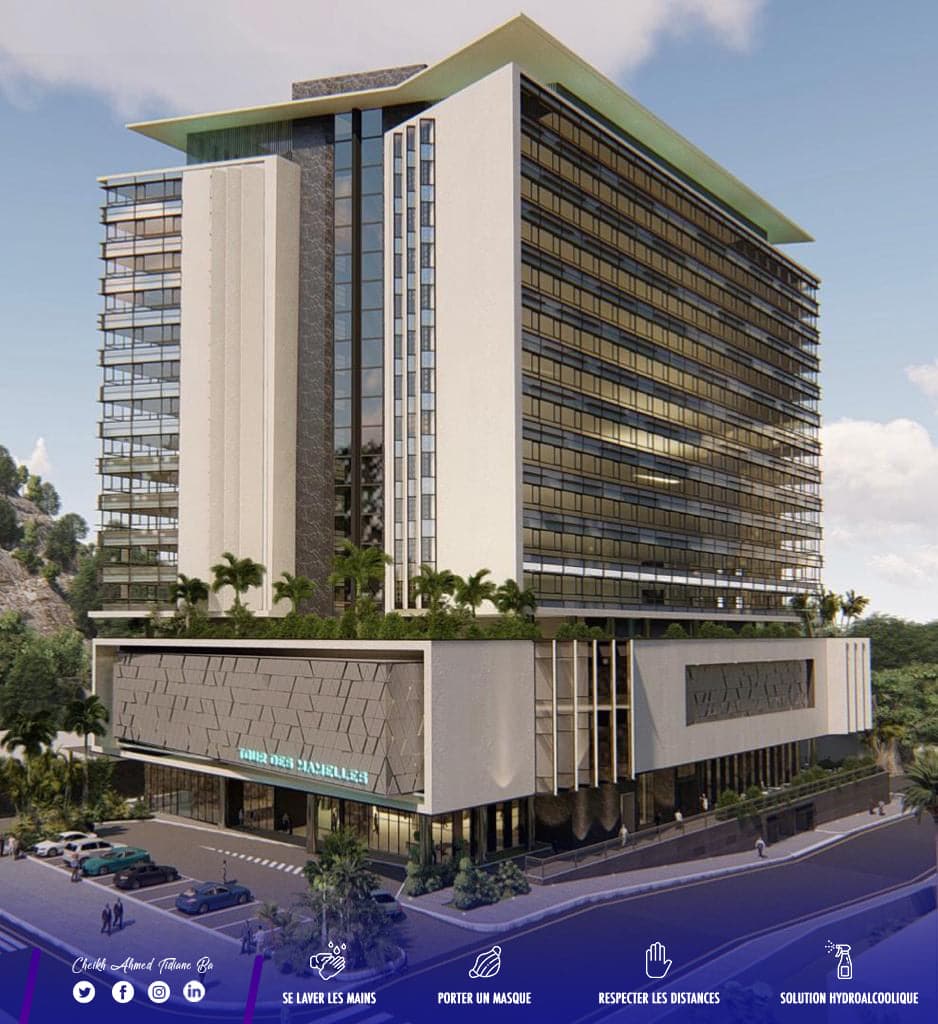 Tour des Mamelles : Le DG de la CDC se félicite de la visite de M.Serge Ekoue, Président de la BOAD