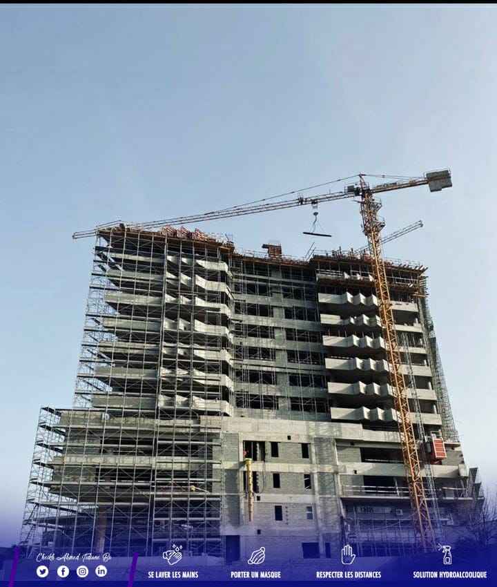 Tour des Mamelles : Le DG de la CDC se félicite de la visite de M.Serge Ekoue, Président de la BOAD