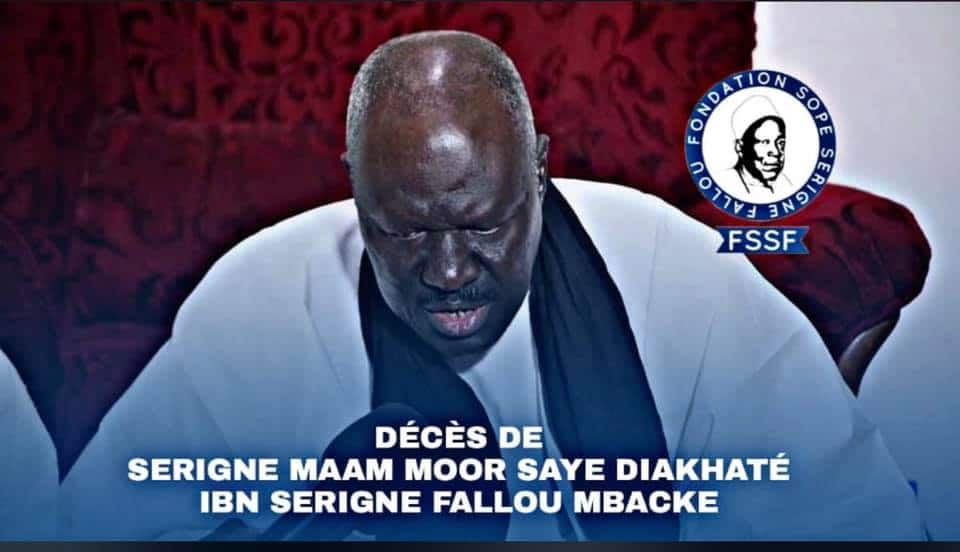 Urgent – Touba et toute la communauté mouride en deuil : Un fils de Serigne Fallou vient de tirer sa révérence