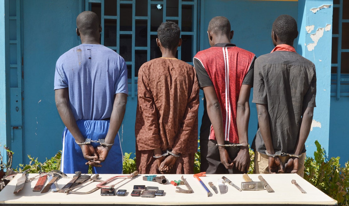 Touba-Kaffrine: une bande de braqueurs arrêtée