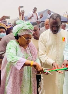 Bokidiawé : Ndeye Saly Diop Dieng inaugure l'unité de transformation des produits céréaliers, d'un coût de 131.893. 260 FCFA
