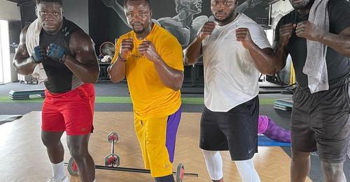 Photo – Modou Lô, Papa Sow, Franc et Gora Sock en pleine forme