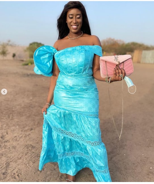 (Photos) Tabaski : Chabi brille avec un splendide sagnsé