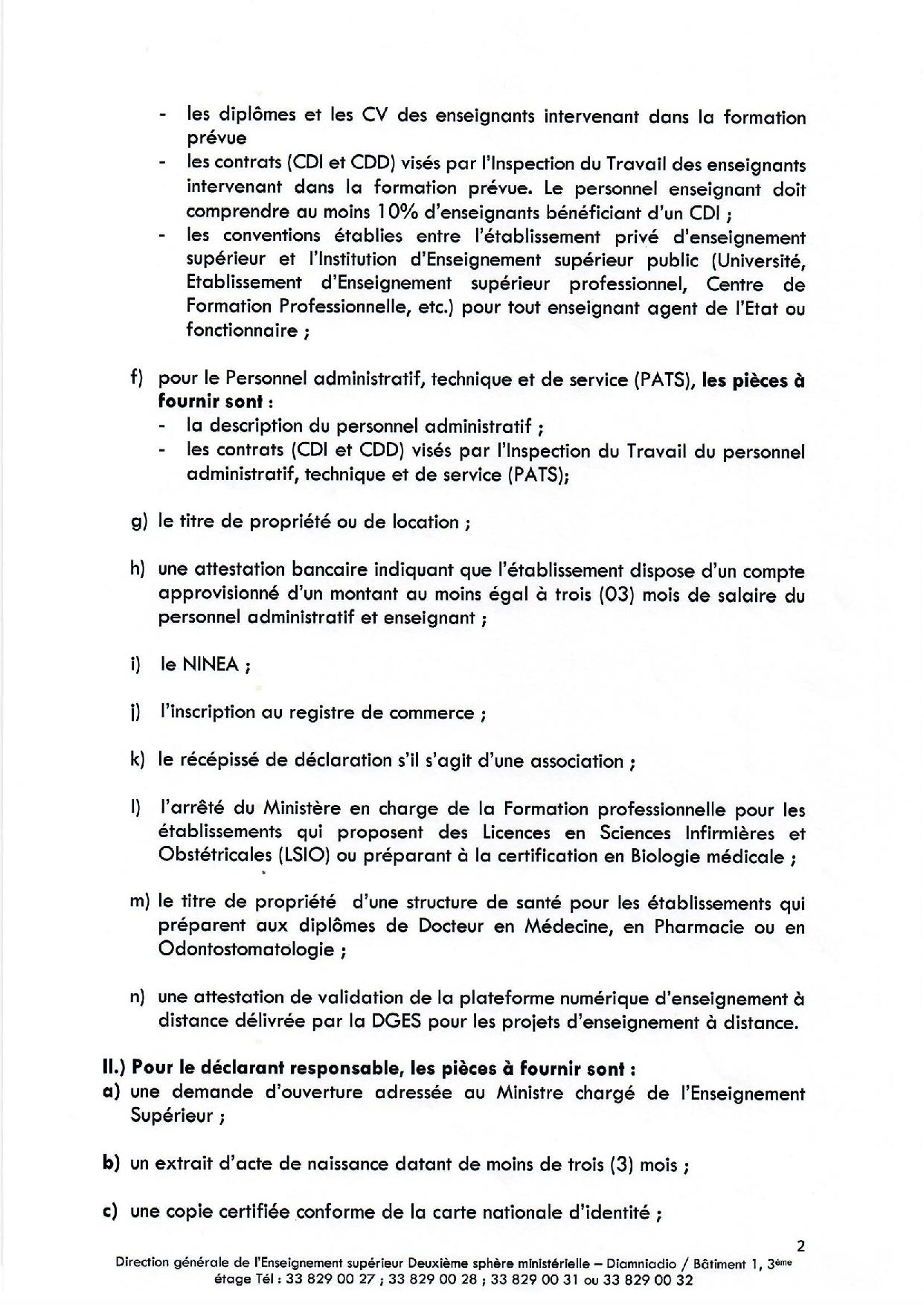 Ouverture d'un établissement privé d’enseignement supérieur (EPES) : Voici ls conditions à remplir