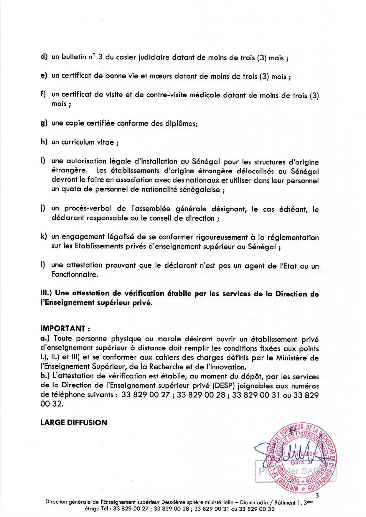 Ouverture d'un établissement privé d’enseignement supérieur (EPES) : Voici ls conditions à remplir