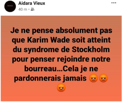 Supposées retrouvailles avec Macky : Vieux Aïdara avertit Karim Wade