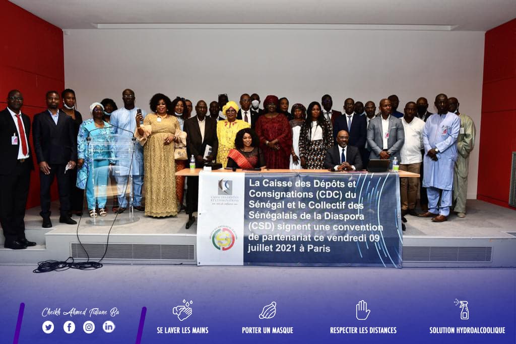 Paris : La CDC signe un mémorandum avec les sénégalais de la diaspora